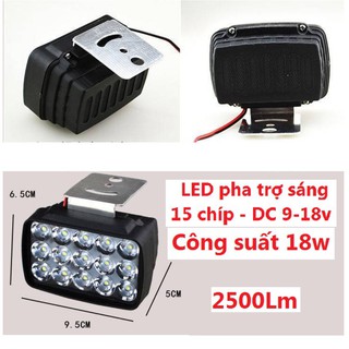 Đèn pha led trợ sáng 9-85v / 15w