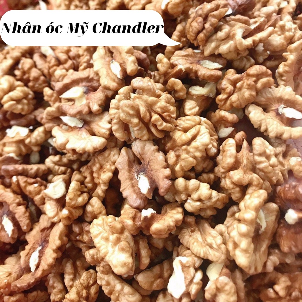 Hạt óc chó Mỹ đã tách vỏ sấy chín ăn liền giòn thơm và hạt sống làm sữa hạt -  tốt cho bà bầu và trẻ nhỏ