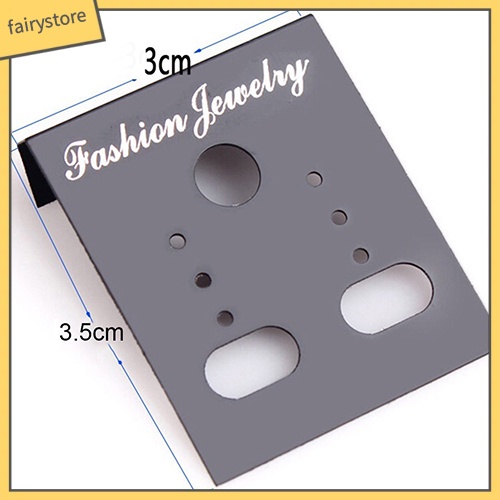 Set 100 Giá Đỡ Trưng Bày Bông Tai Bằng Nhựa Tiện Dụng