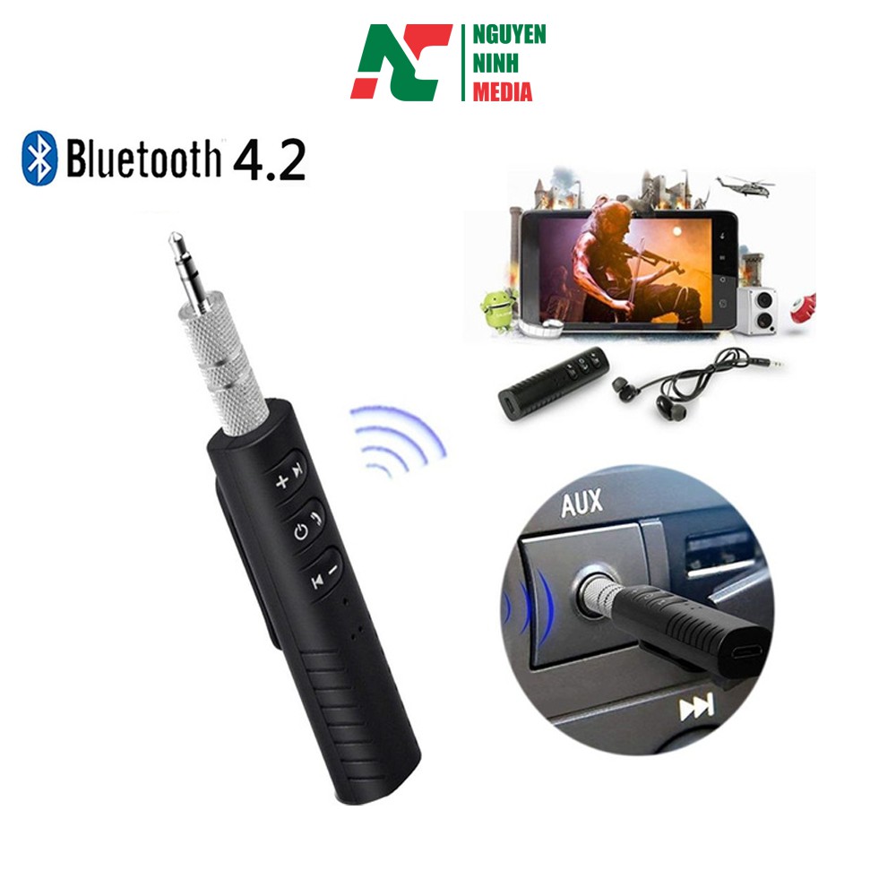 [Mã ELHACE giảm 4% đơn 300K] Thiết bị biến loa thường, tai nghe thường thành bluetooth - Car Bluetooth Reciever