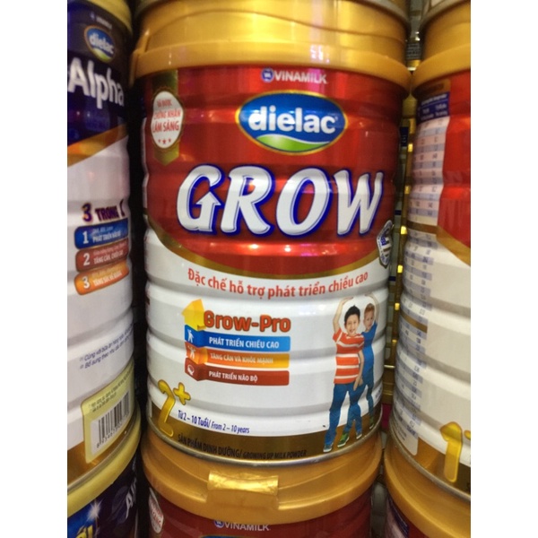 Sữa Bột Dielac Grow 2+ 900g Vinamilk (từ 2- 10 tuổi)