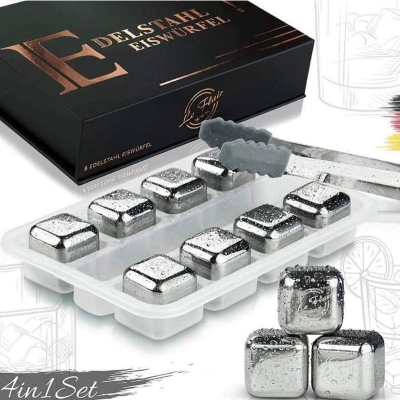 🇩🇪 ĐÁ LẠNH VĨNH CỬU KHÔNG TAN AMERIGO/ LE FLAIR/ VINENCO MÀU INOX - HÀNG CHUẨN MUA Ở STORE TẠI ĐỨC
