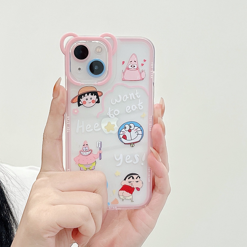 Ốp Điện Thoại Họa Tiết Hoạt Hình Sponge Bob Và Những Người Bạn Vui Nhộn Chống Sốc Thời Trang Bảo Vệ Toàn Diện