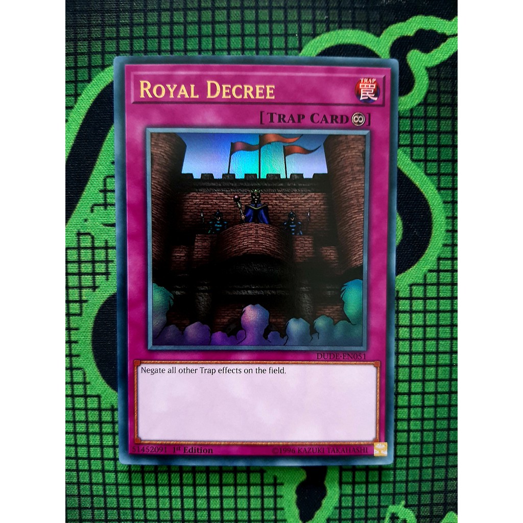 THẺ BÀI YUGIOH Royal Decree - DUDE-EN051 - Ultra Rare 1st Edition