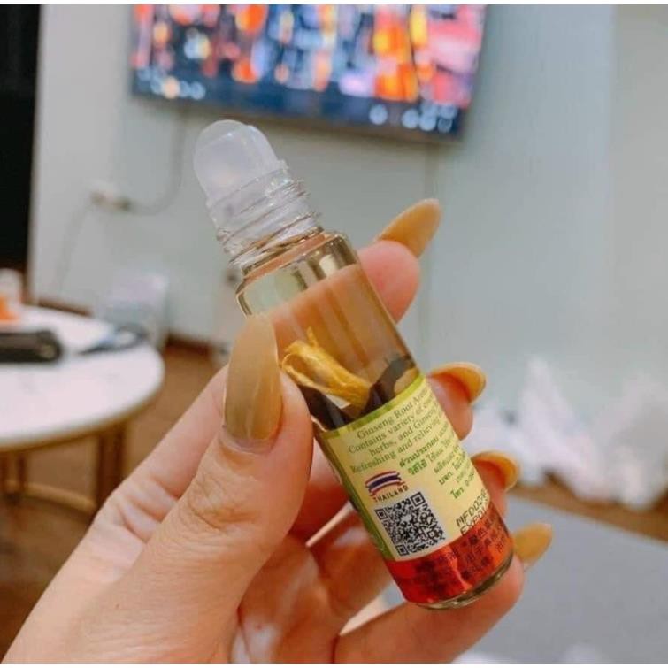 [Mã INCU1708 hoàn 15K xu đơn 50K] Dầu Nhân Sâm Ginseng Green Herb Oil 8ml Thái Lan | BigBuy360 - bigbuy360.vn