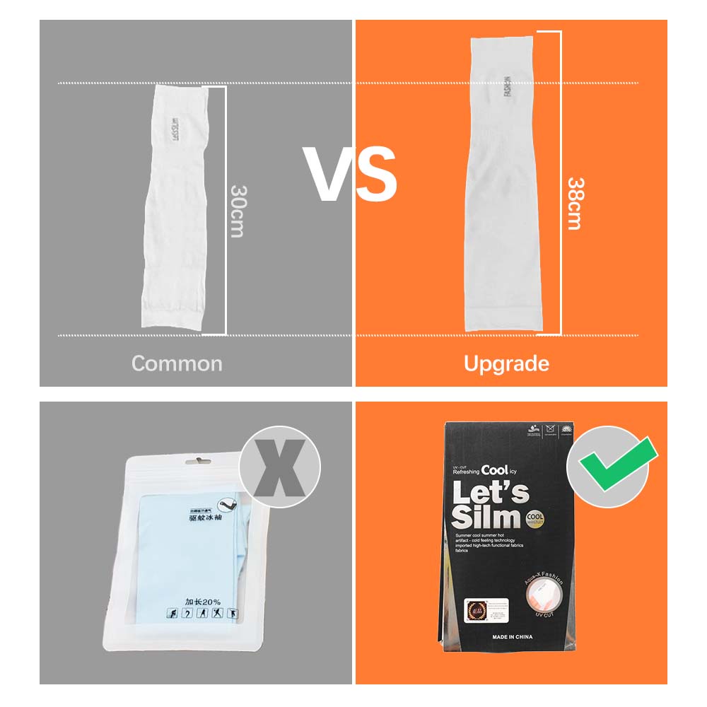 Găng Tay Chống Nắng Vải Lụa Lạnh Mỏng Dáng Rộng Bảo Vệ Cánh Tay Khi Lái Xe