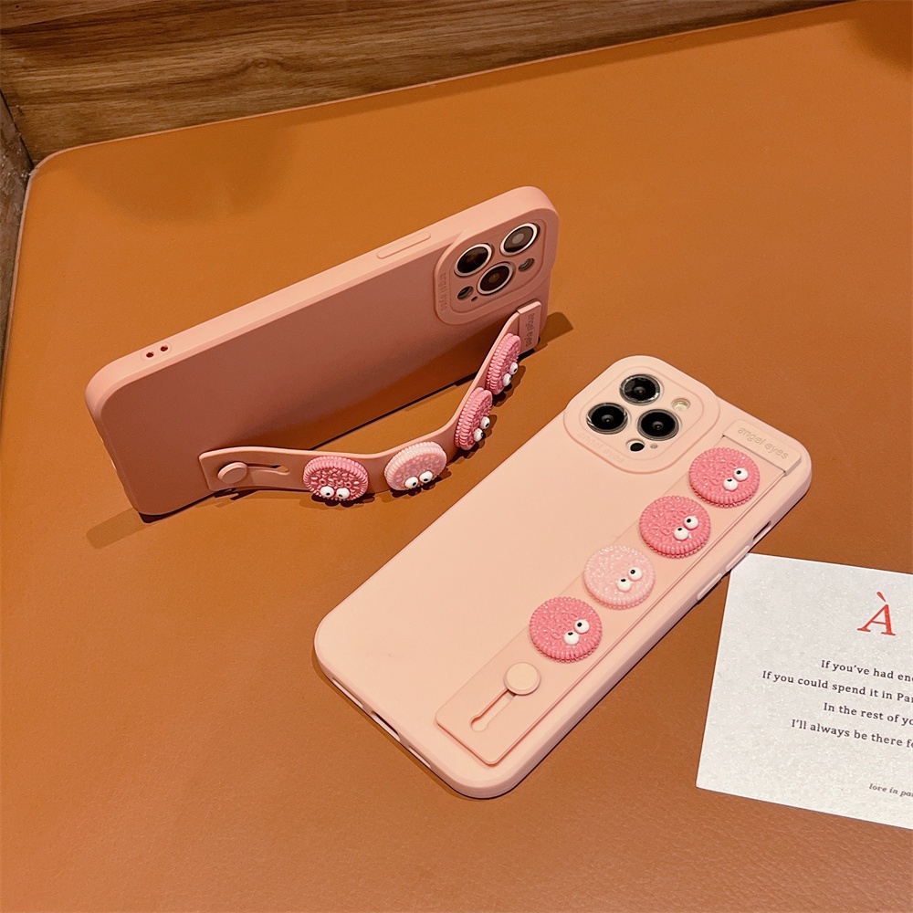 Ốp Điện Thoại TPU Chống Sốc Có Dây Đeo Cho iPhone14 Pro Max 14 13 12 11 Pro Max Plus X XR XS Max