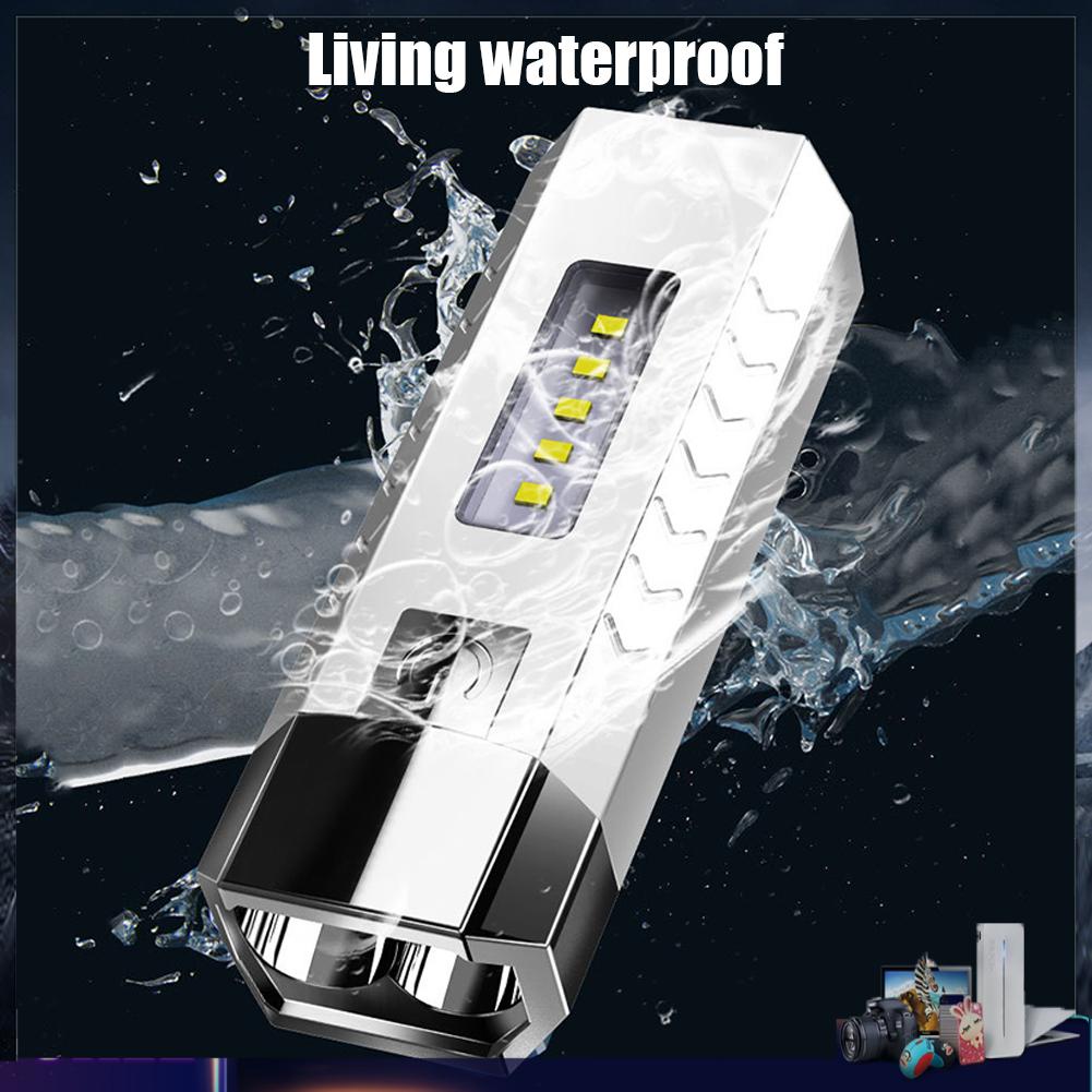 Đèn Pin LED 1200mAh COB Chống Nước 500lm