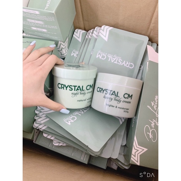 (TẶNG 1 TẮM) COMBO CHIẾT NGÀY ĐÊM CRYSTAL CM CHU HẰNG