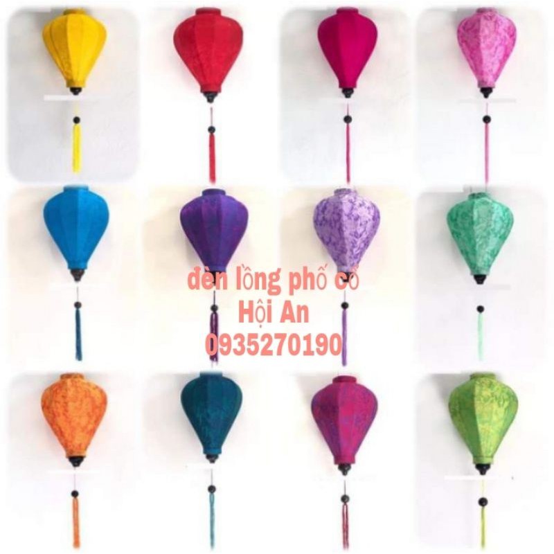 Đèn lồng Hội An kiểu củ tỏi , 10,20,30 cm