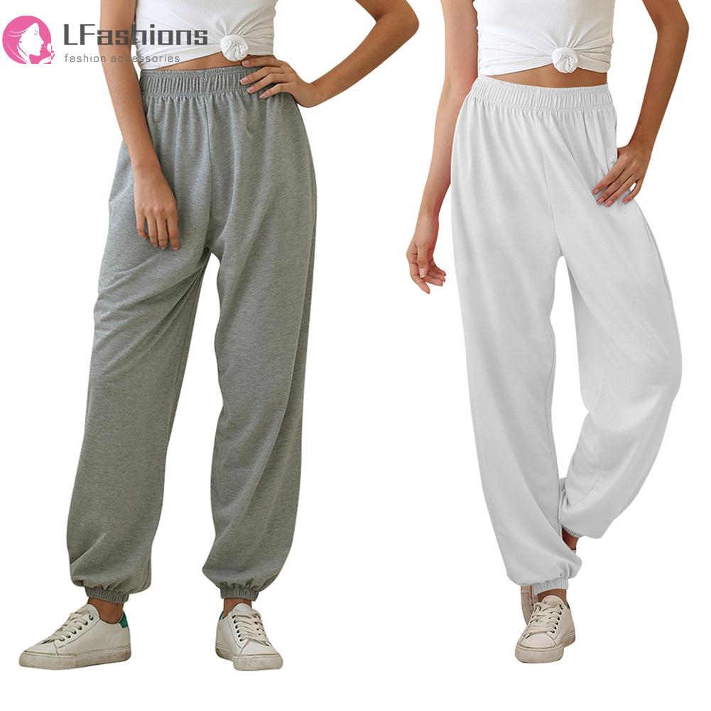 Women Loose Trousers Sports Wide Leg Pants Summer Jogger Sweatpants