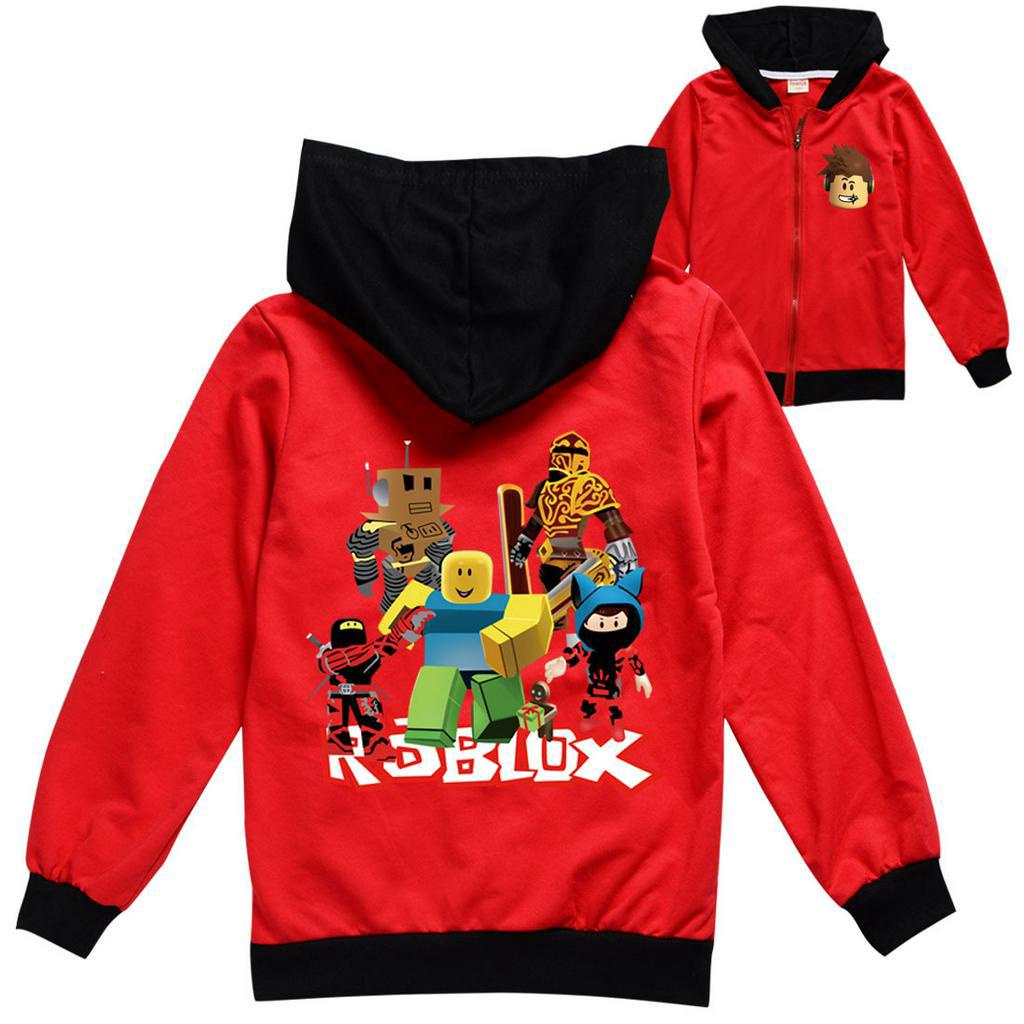 Áo khoác ROBLOX khóa kéo thời trang dành cho bé từ 2-15 tuổi