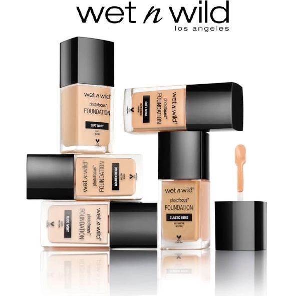 (Full + mini) Kem Nền Wet N Wild Photo Focus Foundation