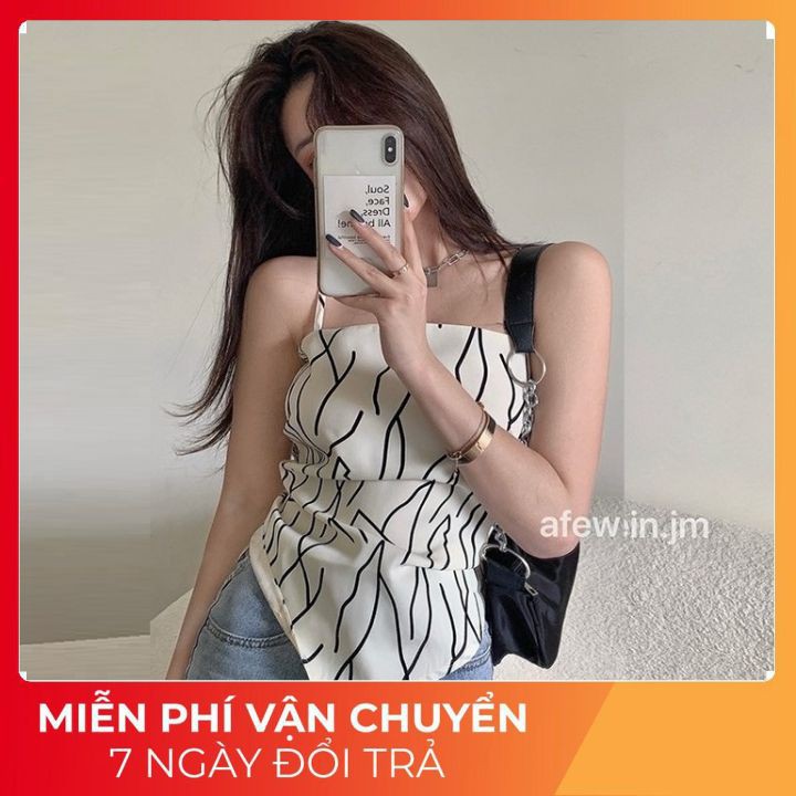 Áo Yếm Thiết Kế Thắt Nơ Lưng Gợi Cảm