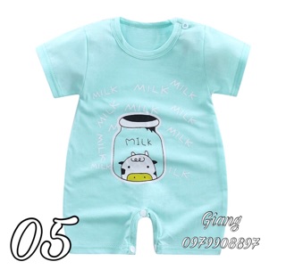 Bộ body lửng cho bé chất mỏng mát
