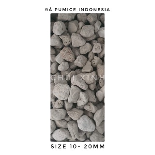 1kg Đá Pumice Đá bọt núi lửa size 10 - 20mm Đá lót chậu