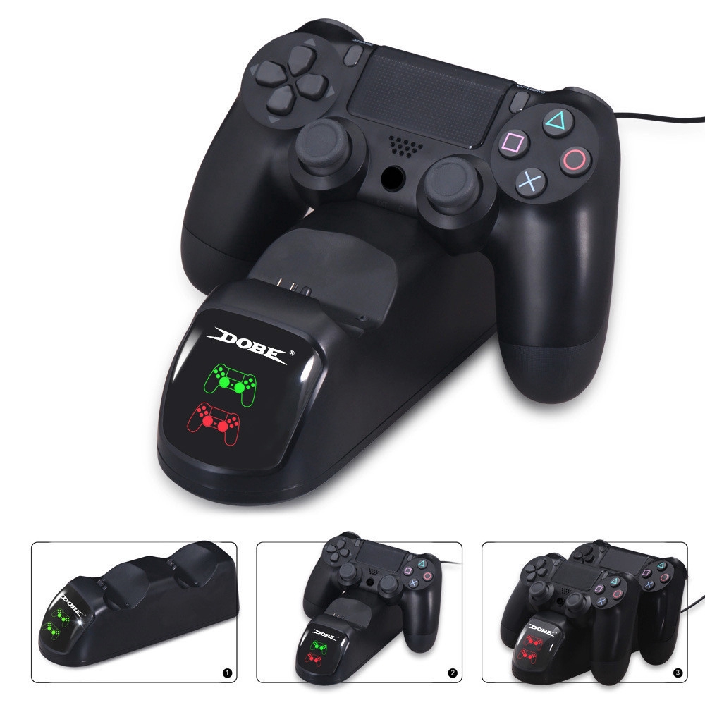 DOBE Đế Sạc Tay Cầm Chơi Game Có Đèn LED Cho Ps4