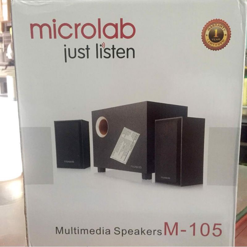 Loa máy tính Microlab M105 2.1 - Hàng cam kết Chính Hãng bảo hành 12 tháng