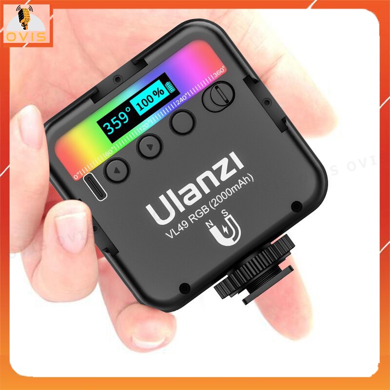 Đèn Led Hỗ Trợ Quay Phim Cho Máy Ảnh, Điện Thoại Smartphone | Ulanzi VL49 / VL49 RGB/ VL15 RGB / VL66