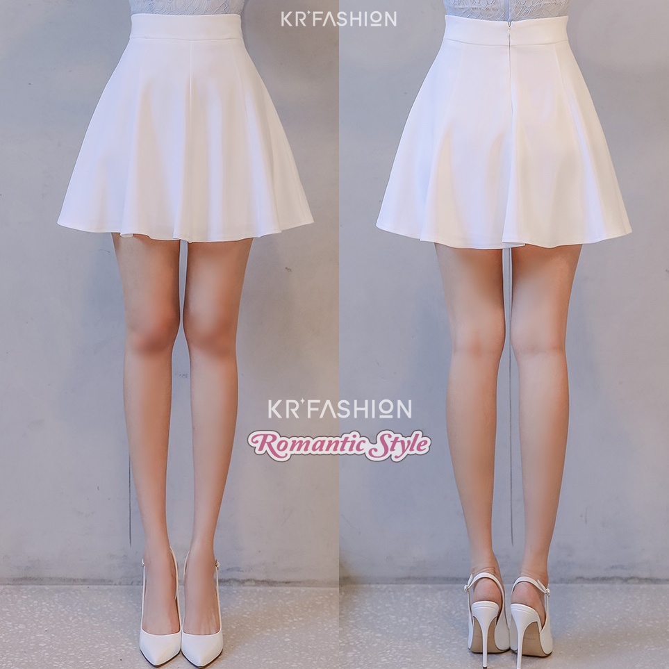 Chân váy ngắn xòe chữ A Cao Cấp đẹp Lãng mạn style Hàn Quốc SK2104 KRfashion