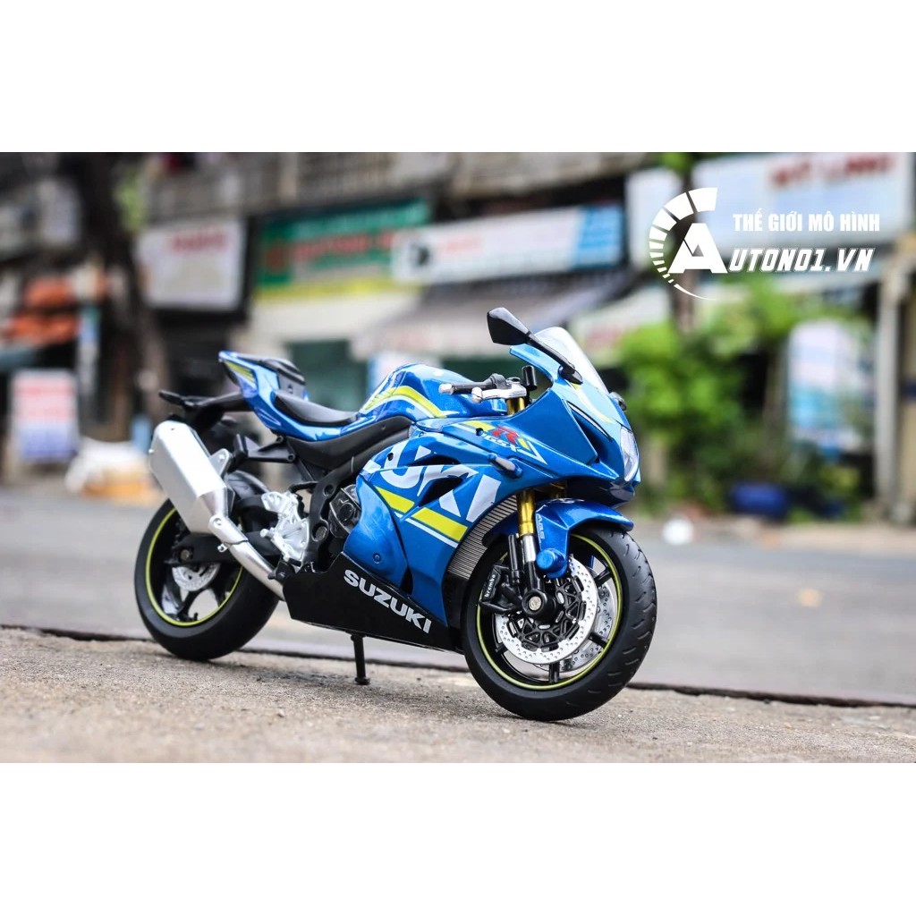 MÔ HÌNH XE SUZUKI GSX-R1000 BLUE 1:12 MSZ 7207