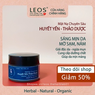 Mặt nạ huyết yến thảo dược - handmade by leos - the herb lab