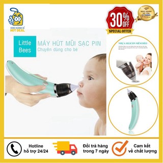 Máy hút mũi điện tử trẻ em nhật bản little bees, an toàn 100% cho bé khi sử dụng, bảo hành 12 tháng