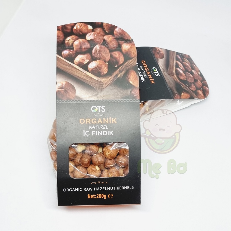 [OTS] Hạt phỉ thô Hazelnut hữu cơ gói 200g (có gói lẻ 100g)