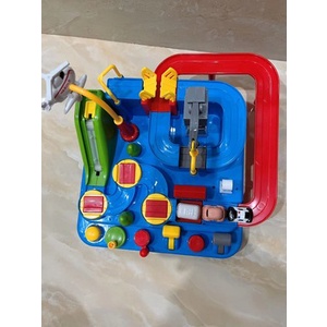 Bộ đồ chơi đường đua ô tô lắp ráp xe chạy trên ray  cho bé - Đồ chơi khoa học trí tuệ