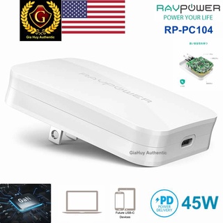 Củ sạc nhanh ravpower rp-pc104 pd 45w ganfast
