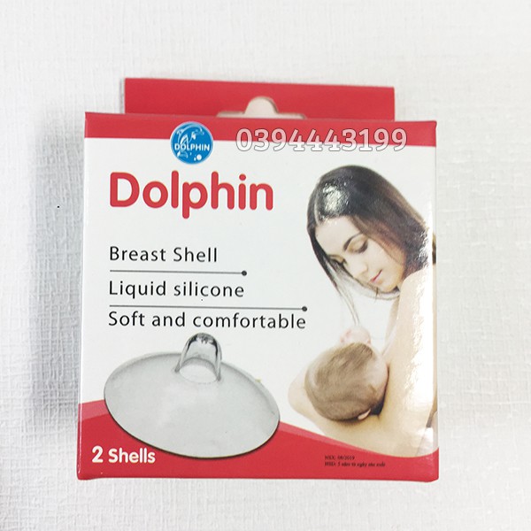 Hỗ Trợ Đầu Ty (Trợ ty) Silicone cho mẹ Dolphin DP030