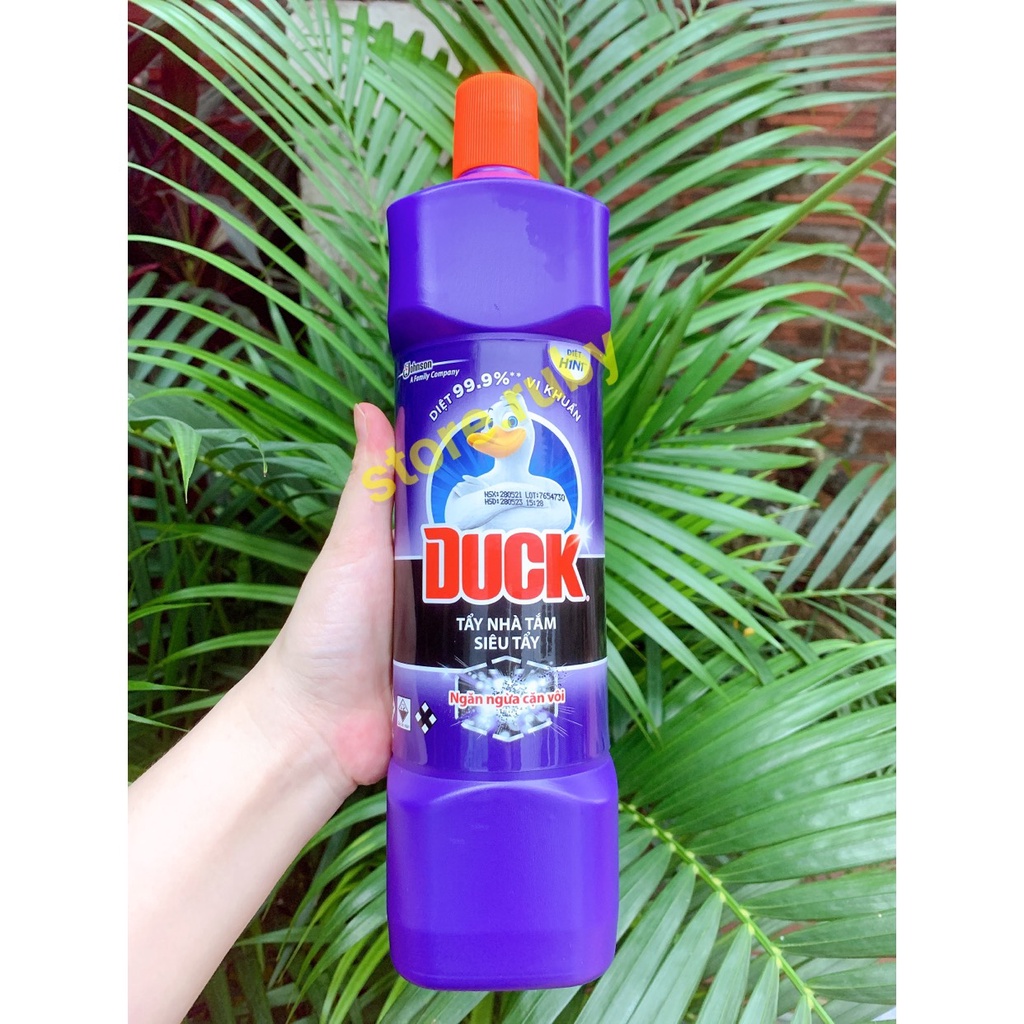 Duck tẩy nhà tắm &amp; Bồn cầu chai 900ml diệt 99,9%vi khuẩn(date mới 2023)