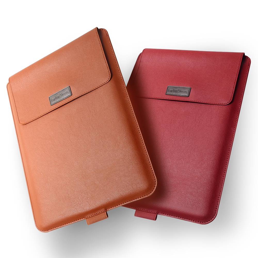 Túi Da PU Sleeve Cho Máy Tính Macbook, Laptop, iPad Kiêm Kê Tản Nhiệt Đa Năng.