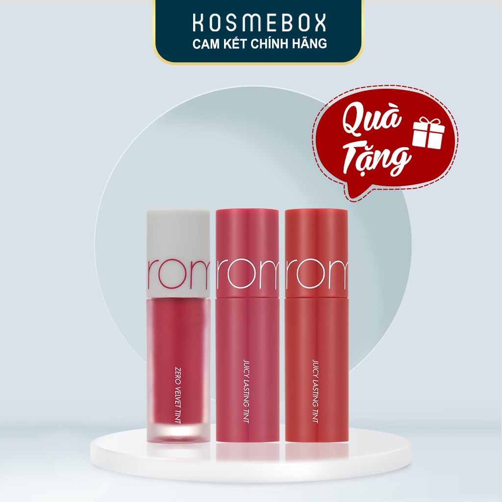 [GIAO MÀU NGẪU NHIÊN] Son Mini Siêu Lì Rom&amp;nd Best Tint Edition 2g