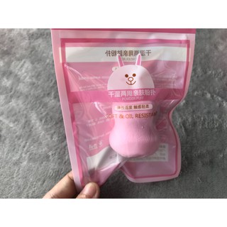 Bông Mút Tán Kem Nền Hồ Lô Kích Thước 60x40mm Chất Liệu Cao Cấp Hai Đầu Tiện Dụng