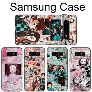 Ốp điện thoại mềm in hình anime Kimetsu no Yaiba cho Samsung Galaxy Note 8 9 10 Plus A10 A20 A30 A30S A20E