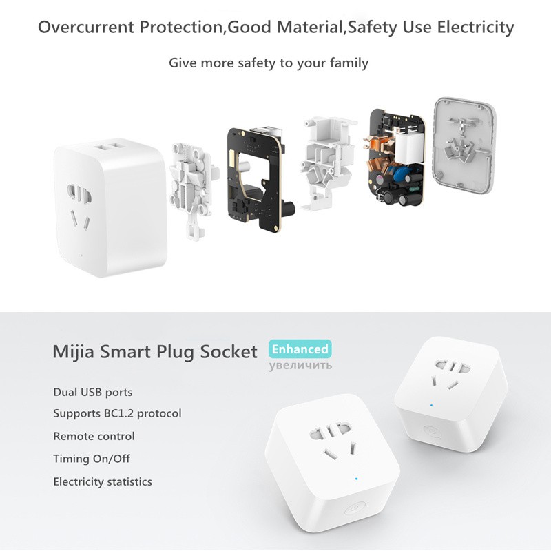 Ổ Cắm Thông Minh Xiaomi Mijia Mi Điều Khiển Từ Xa