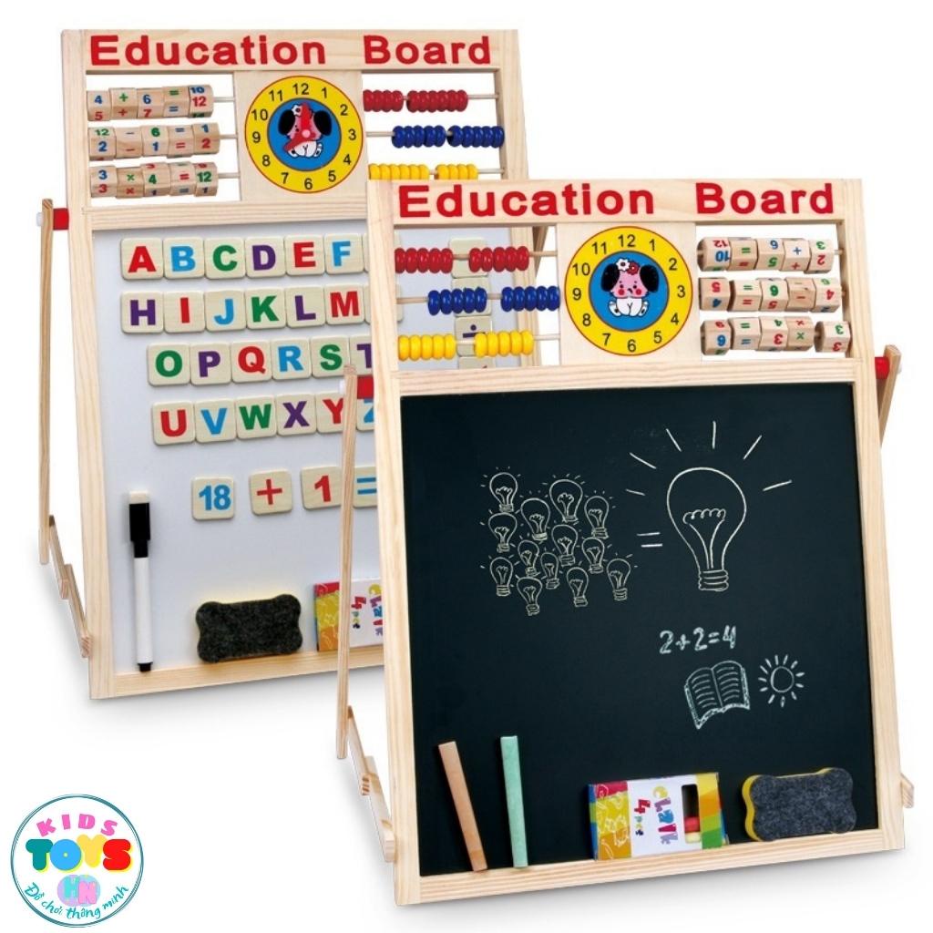 Bảng Học Ghép Số Và Chữ 2 Mặt EDU Bằng Nam Châm Bảng Ghép Nam Châm Thông Minh Học Chữ Số Hagykidhn