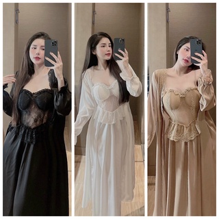 Đầm choàng 2 dây sexy bèo tiểu thư