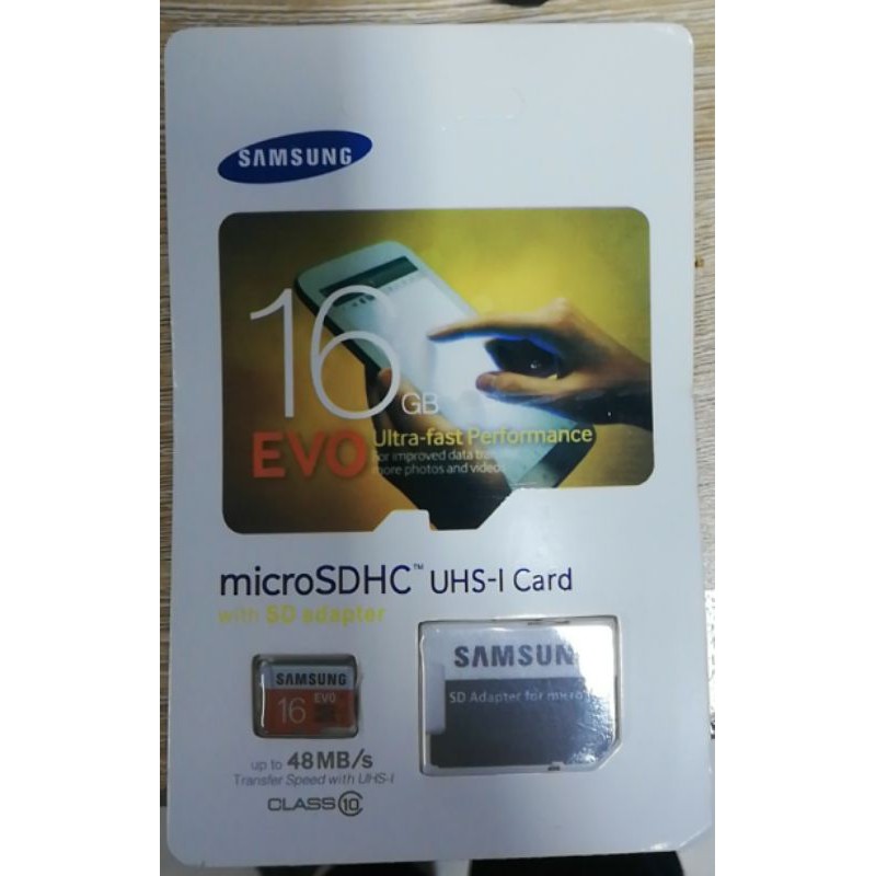 [Chính Hãng Giá Hời]Thẻ Nhớ Micro SD Samsung Evo 16GB Tặng Kèm Đầu Đọc Thẻ Và Hỗ Trợ Copy File Nghe Học Tiếng Anh Cho Bé