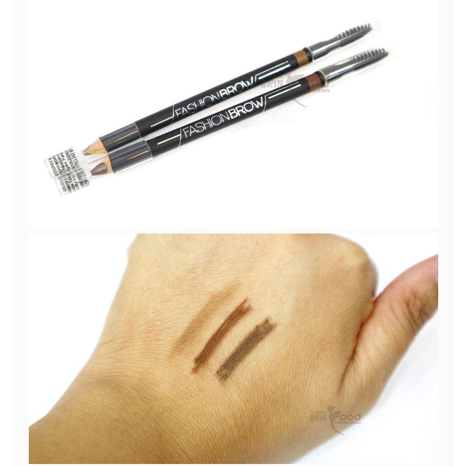 Chì Tạo Dáng Mày 2 Đầu Nét Mảnh Maybelline Fashion Brow Shaping Pencil 1.5g