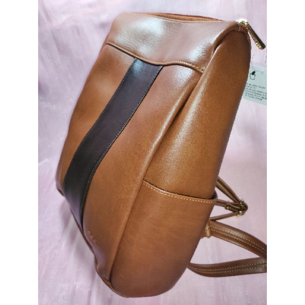 BIG BIG SALE💥🎉💰Balo/ Ba lô A4 Sofia. Da Microfiber cao cấp màu nâu. Giá 545.000đ. Giảm 300.000đ