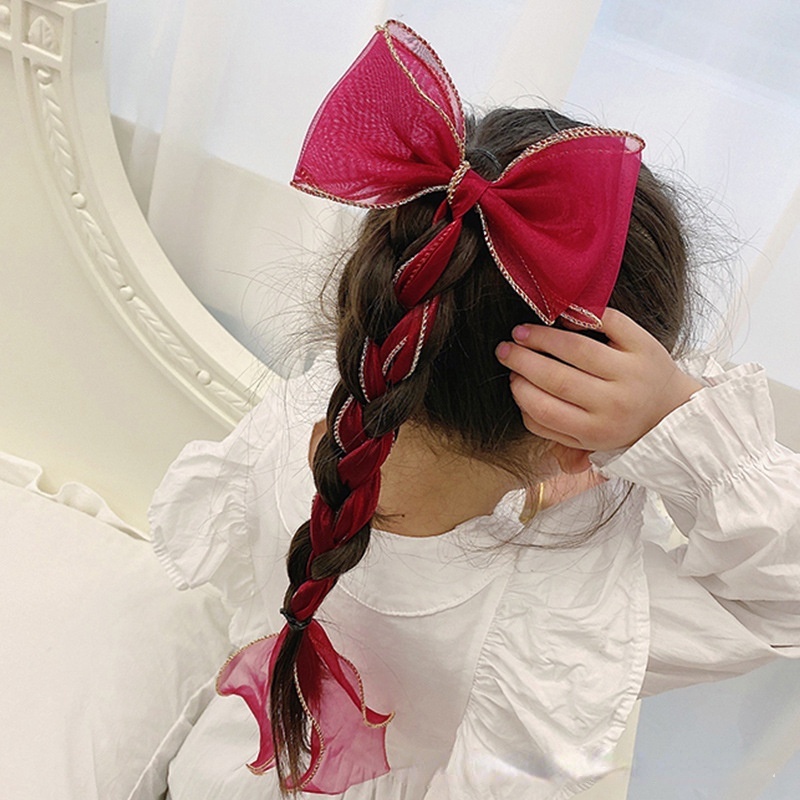 Cuộn Ruy Băng 2.2m/6m Voan Viền Sóng Dùng Để Trang Trí Bó Hoa/Hộp Quà/Bánh Sinh Nhật/Trang Trí Tóc/ Làm Dây Cột Tóc