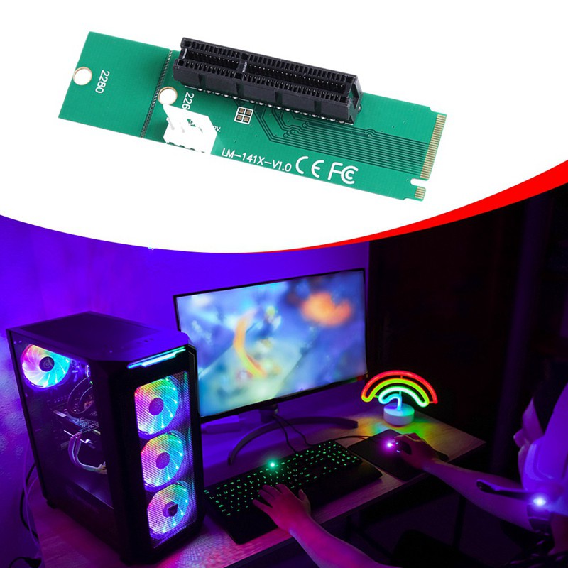 Bộ Chuyển Đổi Thẻ Ngff M2 M.2 Sang Pci-E 4x 1x Cho Máy Đào Bitcoin | BigBuy360 - bigbuy360.vn