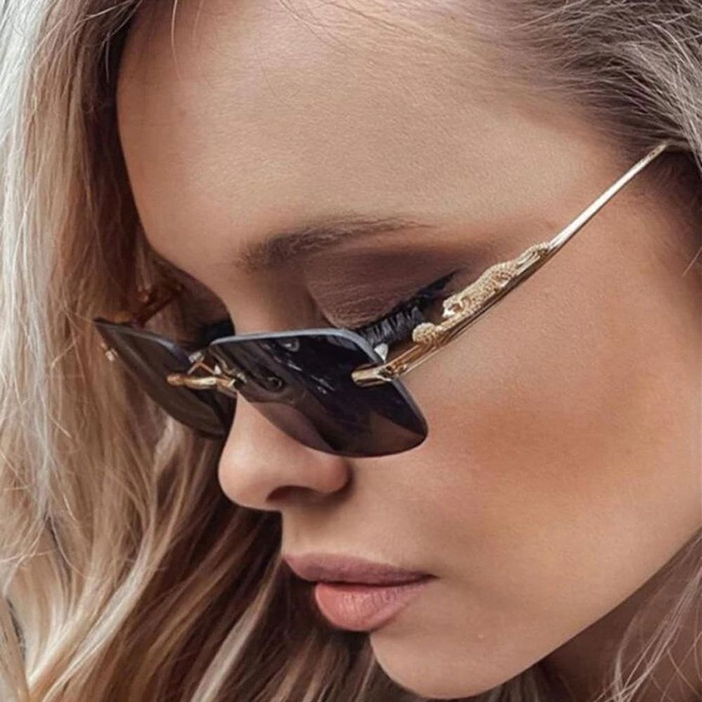 Kính mát JARRED không gọng chống tia UV400 nhiều màu sắc phong cách Hàn Quốc cổ điển cho nam và nữ