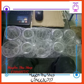 combo 10 cốc nhựa mica uống nước