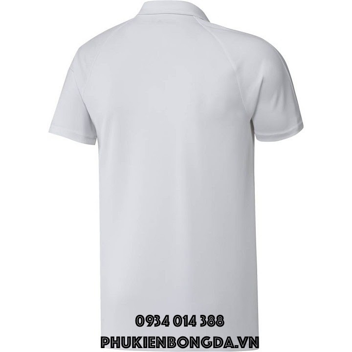 Áo thun polo REAL MADRID 2018 Trắng