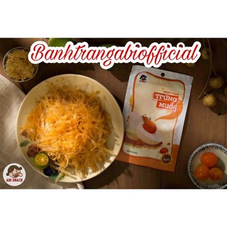 Bánh Tráng Abi Vị Trứng Muối ❤ Freeship ❤ 100% Bột Trứng Muối Nguyên Chất - Abi Snack