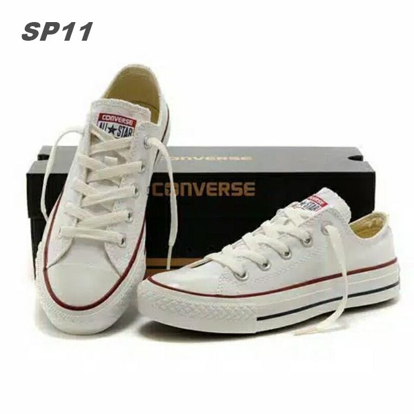 Giày Bata Trắng Cổ Thấp Sp11 - All Star Chuck Taylor Thời Trang Năng Động