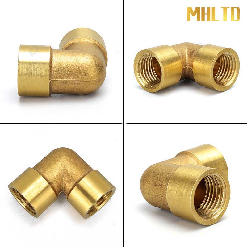 Đầu Nối Ống Nước 90 Độ 1 / 8 "1 / 4" 3 / 8 "1 / 2" 3 / 4 "Male Female
